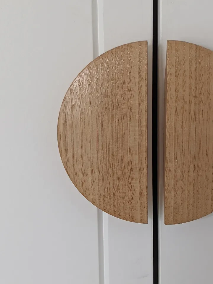 reef shack — timber door handles detail