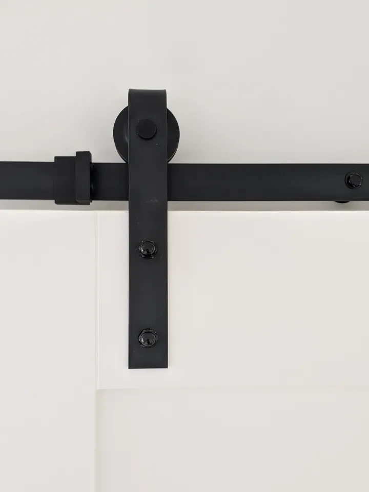 reef shack — black sliding barn door hardware