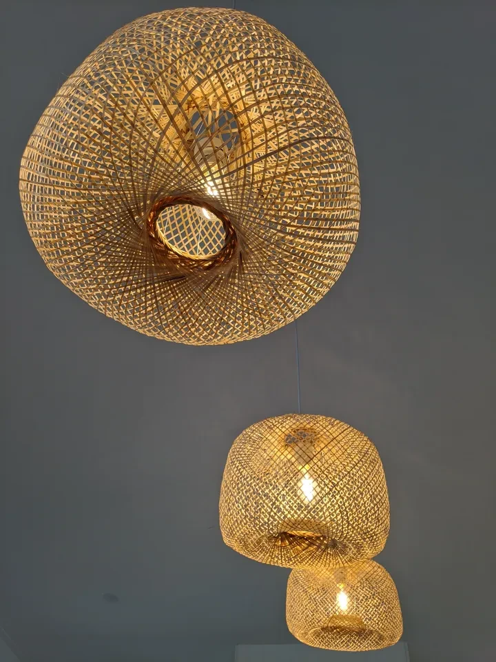reef shack — woven pendant light fixtures